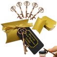 thumbnail image 1 of Abridor de botellas, 50 piezas, estilo europeo, accesorios de boda de zinc, abridor de botellas con llave, rendimiento impulsado, 1 of 9