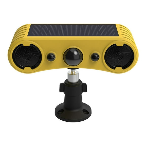 Solar Alarm Timing Voice Human Infrared Sensor Alarm Light Repellent Animal A