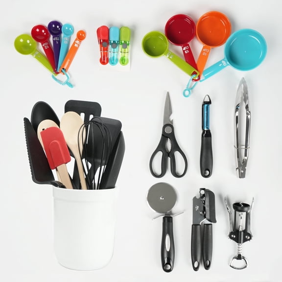 HAWOK 28 Pcs Kitchen Utensils Set, Kitchen Gadgets Tools Set
