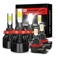 thumbnail image 1 of Applies to Led Light Headlight Kit H9 H11 H8 14000lm For Nissan High/Low, 1 of 10