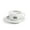 White, variant on Rocket Espresso Coffee Cup & Saucer | Porcelain | Set of 2 | (White, 6oz)
