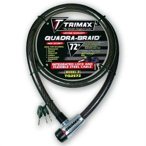 Trimax TQ2572 Multi-Use Cable Lock - 72in.