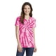 thumbnail image 1 of Port & Company Essential Tie-Dye playera con cuello en V para mujer LPC147V rosa mediana, 1 of 1