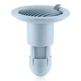 thumbnail image 1 of Cuarto de baño Drenaje Drenaje Drenaje Inserte Filtro Strainer Retroceso Prevención Pelo Catcher Insecto Prueba de Inicio Suministros Azul Jumpingount HA009691-04B, 1 of 6
