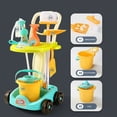 thumbnail image 3 of Nuevo Producto, Kit de limpieza de juguete de simulación para niños, carrito de herramientas, simulación de juego, juguetes de limpieza para casa, regalos para niños y niñas, 3 of 4
