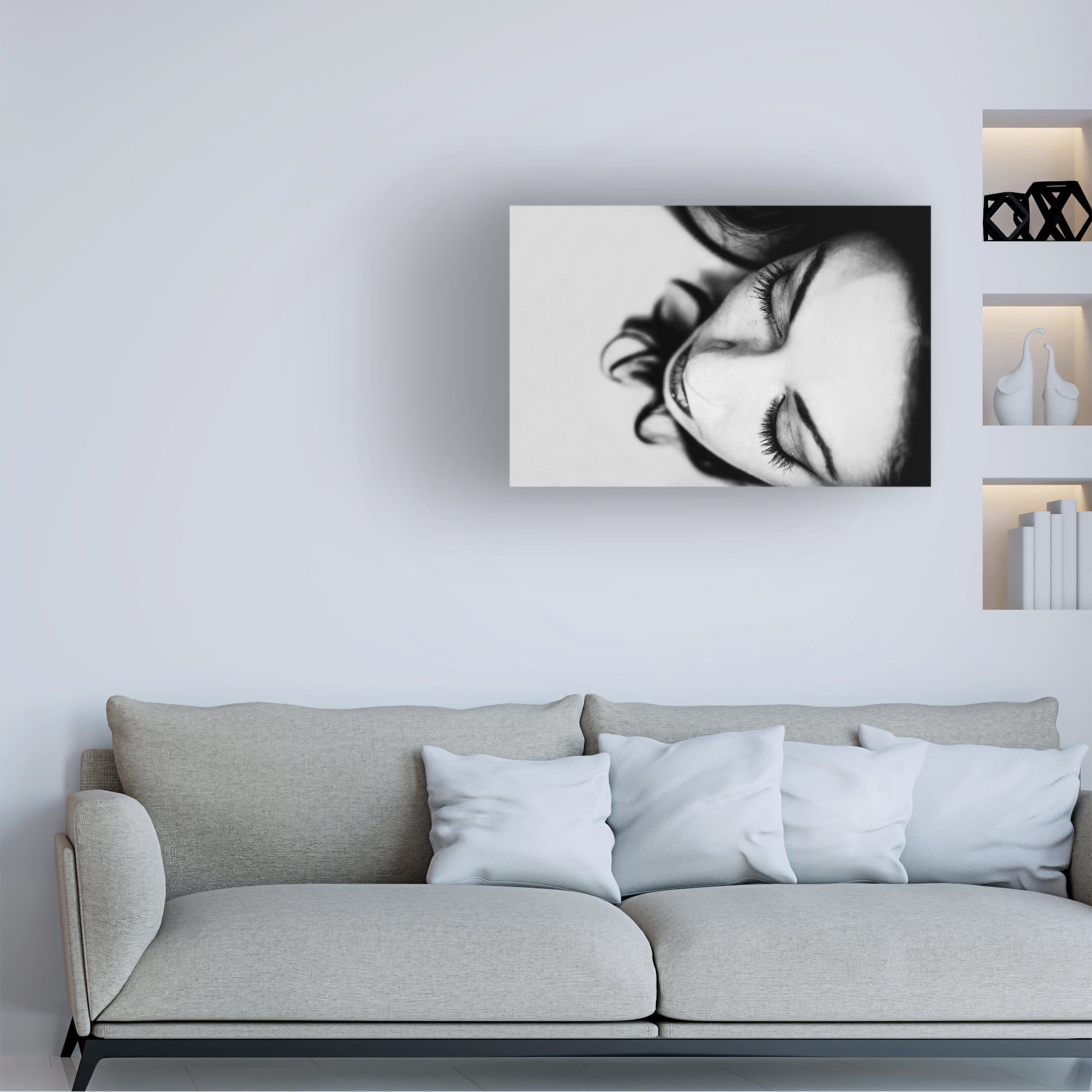 Canvas Wall Art - Davide Mennitto 'The Dreamer 2' Wall Art for Living Room, Bedroom, or Office D?cor by Trademark Fine Art - 19 x 12 Inches