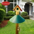 thumbnail image 2 of Woodlink 4x4 Pole Post Wrap Around Bird Feeder Squirrel Baffle Guard (2 Pack), 2 of 5