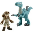 thumbnail image 3 of Imaginext Jurassic World Muldoon & Raptor, 3 of 7