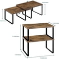 thumbnail image 3 of shiyou-Kitchen Counter Cabinet Shelf Organizer Expandable Set of 4 Shelf Risers Small Stackable Shelves for Kitchen Cupboard Pantry,Brown, 3 of 4