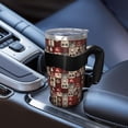 thumbnail image 5 of 40oz Tumbler,Red Christmas Collage Pattern Insulated Tumblers with Removable Handle,Stainless Steel Double Vacuum Coffee Tumbler Cup with Straw for Home,Office,Travel,Party, 5 of 5
