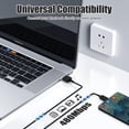 thumbnail image 3 of Cargador rápido adaptativo con cable tipo C de 6 pies para Samsung Galaxy S10/S10e/S10 Plus/S9/S9 Pl, 3 of 7