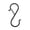 #847 Black, variant on Heavy Duty S Hooks for Hanging Kitchen Utensils Pots and Pans, Versatile Stainless Steel Hangers for Plants Clothes Mugs and Bags, Home Organization Hooks Rack #848 White