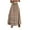 Khaki, variant on YUEJUIR Long Skirts for Women Women's A Line Pleated Skirt Long Tutu Skirt Ruffle Mesh Vintage Calf Length Chiffon High Waist Bubble Skirt Midi Skirt Women's Skirts Boho Skirt (Khaki,XL)
