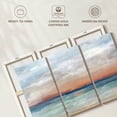 thumbnail image 6 of Elephant Stock Serene Scene Bright Landscape Wall Art - Horizontal Multi Panel Canvas - Living Room Wall Decor - Abstract Multi Panel - Orange And Gray Decor By Cynthia Coulter - 57" x 36", 6 of 8
