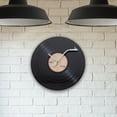 thumbnail image 4 of Perfect Solutions Glass Disk Wall Clock - Vinyl Record, 4 of 5