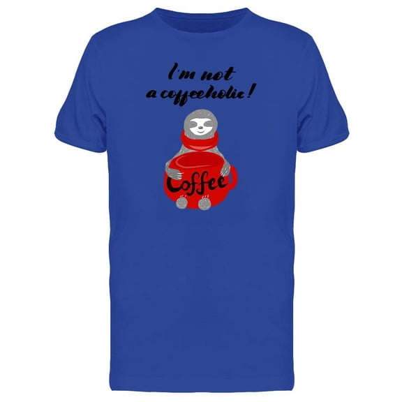 Sloth Loves Coffee Tee Men's -Image by Shutterstock