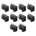 thumbnail image 1 of Uxcell 5-Pack 3 Pin DC-005 Conector de Alimentación 5.5 x 2.1mm Montaje PCB Hembra Proceso de Niquelado, 1 of 1