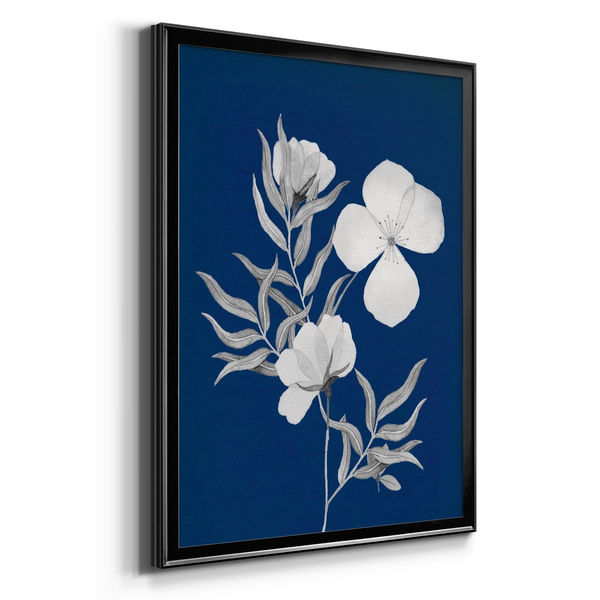 Indigo Sketch II Premium Framed Print - Ready to Hang