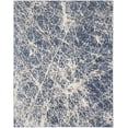 thumbnail image 2 of Nourison Splendid Abstract Navy Ivory 7'10" x 9'10" Area Rug (8x10), 2 of 8
