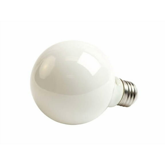 Bulbrite Pack of (2) 8.5 Watt Dimmable Milky Filament G25 Medium (E26) LED Light Bulb - 800 Lumens, 3000K