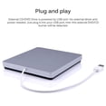 thumbnail image 1 of USB 2.0 DVD-ROM CD-ROM Player External portable USB DVD Optical Drive Recorder Portable for Macbook Laptop Computer PC, 1 of 9