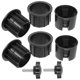 thumbnail image 3 of Outdoor Umbrella Base Stand Round Shape Simple Design Wear-Resistant Silicone Black 2.4X2.4X1.6In 8Set, 3 of 5