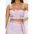 thumbnail image 4 of Studded Stone Cami Top & Slit Mini Skirts Set, 4 of 5