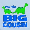 thumbnail image 2 of CafePress - I'm The BIG Cousin! Dinosaur Infant Bodysuit - Baby Light Bodysuit, Size Newborn - 24 Months, 2 of 4