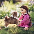 thumbnail image 4 of THE QUEEN'S TREASURES 18 Inch Doll Accessories, Officially Licensed Little House on The Prairie Jack The Bulldog, Comes with a Jute Rope Collar, Pet Companion Compatible for Use with American Girl, 4 of 5