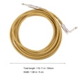 thumbnail image 2 of Phenofice 1Set Guitar Instrument Cable Yellow made of Braided Wire for Signal Transmission, 2 of 8