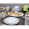thumbnail image 6 of Stylish and Elegant 50 Pieces Bone China Dinnerware Set Service for Hosting Parties and Events for 8 People - Scarlet, 50 Piece, 6 of 8