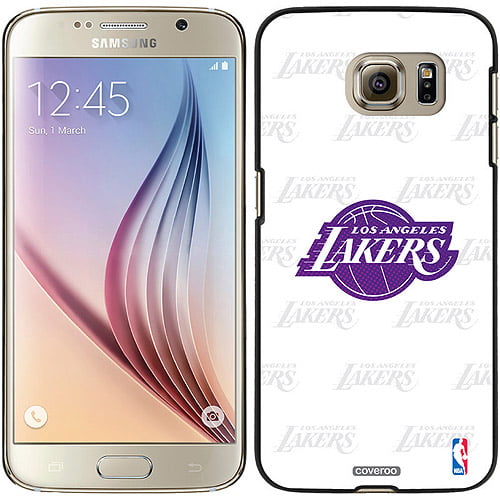 Los Angeles Lakers Repeating Design on Galaxy S6 Snap-On Case - Walmart.com -