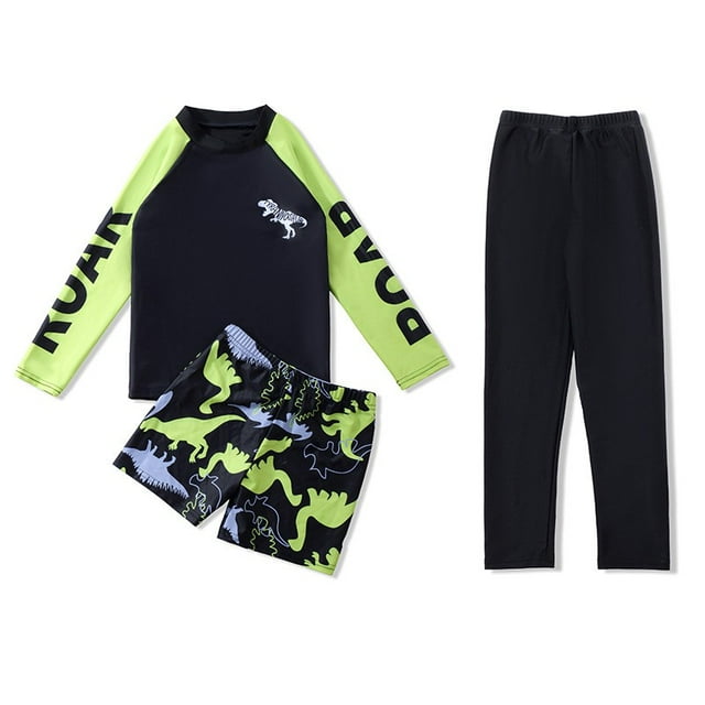 AWZXDE Boys Swim Trunks Children‘s Swimsuits for Small Medium Large Babies Cartoon Swimming Trunks Student Hot Spring Swimming 2-13 Years