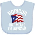 thumbnail image 3 of Inktastic Boricua Means Im Awesome Puerto Rican Boys or Girls Baby Bib, 3 of 4