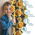thumbnail image 3 of Blackout Kids Curtains,Black Sunflower Childrens Insulated Curtains Set Of 2,Bedroom Essentials,Toddler Room Decor 42x63in(106x160cm), 3 of 4