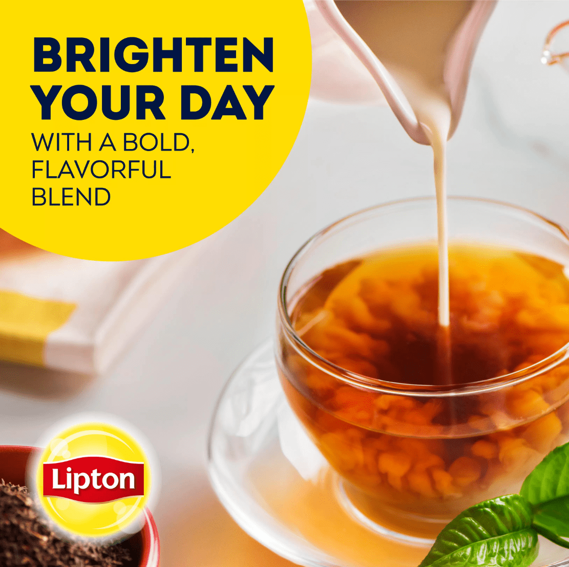 Lipton Black Tea, Decaffeinated, Tea Bags 144 Ct