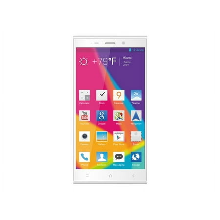BLU Life Pure XL L259L 16 GB Smartphone, 5.5" LCD1920 x 1080, 2 GB RAM, Android 4.2.2 Jelly Bean, 3G, White