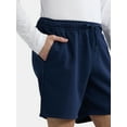 thumbnail image 4 of Athletic Works Men’s and Big Men’s Fleece Shorts, Size S-5XL, 4 of 5