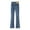 Dark Blue, variant on Tittly Jeans for Women Flare Pants Women'S Straight Leg Slit Stretch High Flared Trousers Solid Color Button Pocket Trousers High Waisted Jeans High Waisted Pants for Women Black L