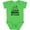 Apple Green, variant on Inktastic I Love Biking with Grandpa Boys or Girls Baby Bodysuit