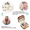 thumbnail image 4 of Thanksgiving Pumpkin Travel Portable Square Jewelry Stand Organizer Storage Box for Rings, Earrings, Necklaces, Bracelets - Suitable for Girls and Women, 4 of 6