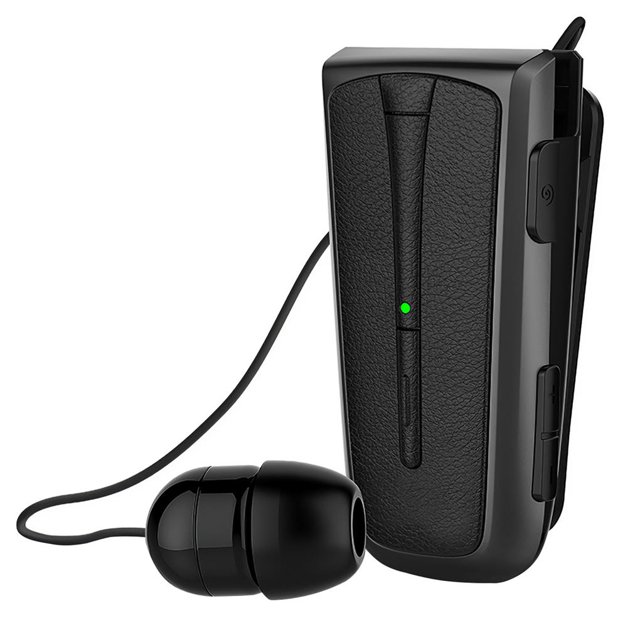 Auriculares Bluetooth 5.0 Auriculares Inalámbricos De Un Solo Lado Clip Retráctil Para El Cuello Auriculares De Negocios Auriculares Recargables De Alta De Sonido Con Luz Indicadora Guardurnaity EL009002-00