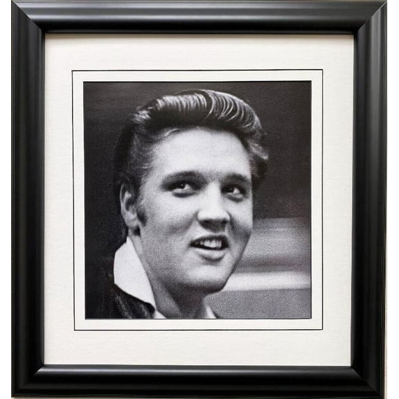 Elvis Presley "Smiles at RCA Studios" Framed Litho Art Generic