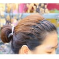 thumbnail image 4 of Diadema de metal negro multiestilo unisex flexible accesorios para diadema estilo onda grande 2 piezas, 4 of 7