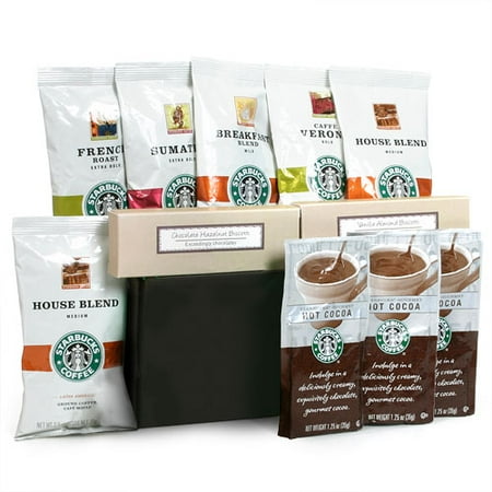 Starbucks Coffee Gift Basket with Photo Box