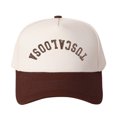 thumbnail image 3 of TUSCALOOSA Letter Embroidered Color Block Trucker Hat Unisex Adjustable Cotton Breathable Fashion Cap for Travel Daily Wear, 3 of 11