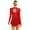 Red, variant on Aislor Lyrical Women's Figure Ice Skating Dress Sequins Spandex Gymnastics Leotard Dancewear