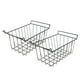 thumbnail image 5 of Cesta De Almacenamiento De Alambre Para Congelador, Juego De 2 Contenedores Organizadores Para Estante Colgante, Alambre De Acero Recubierto De PE, 5 of 7