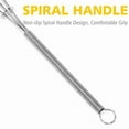 thumbnail image 6 of Leeseph Silver Stainless Steel Mini Wire Whisk Egg Beater, 6 of 9