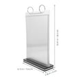 thumbnail image 2 of unbranded Soporte Acrílico Transparente Para Menús Con Protección Doble Para Y, 2 of 8